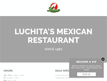 Tablet Screenshot of luchitas.net